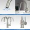 Kibi Circular Single Handle High-Arc Bathroom Sink Faucet C-KBF1021BN-KPW100BN - alternate 3
